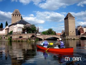 balade en canoe : traversée de Strasbourg