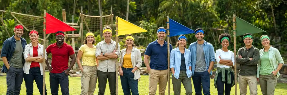 Team building challenge Koh Lanta - les tribus